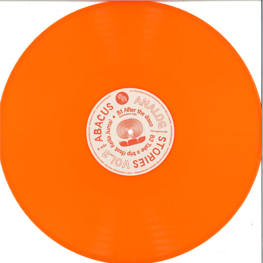 Abacus - (PRESALE 10/13/26) Analog Stories Vol.3 (ORANGE VINYL 12" Phonogramme) | NEW Mint (M) Generic - DEEP HOUSE *NEW/COLOR*