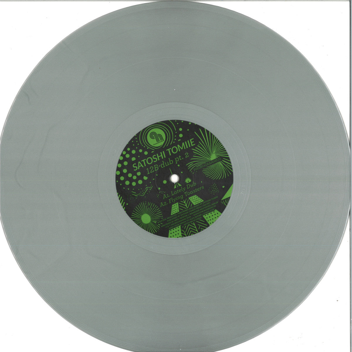 Satoshi Tomiie - 12B-dub pt. 2 (GREY VINYL 12" Phonogramme) | NEW Mint (M) Generic - DEEP HOUSE *NEW/COLOR*