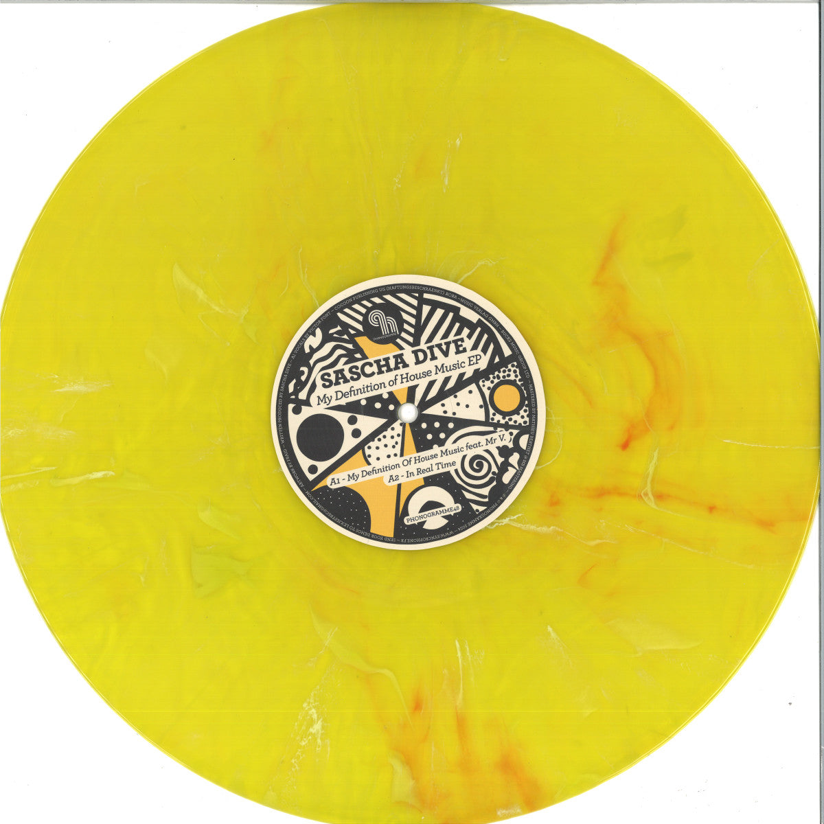 Sascha Dive - (PRESALE 9/30/26) My Definition Of House Music (YELLOW VINYL 12" Phonogramme) | NEW - DEEP HOUSE *NEW/COLOR*