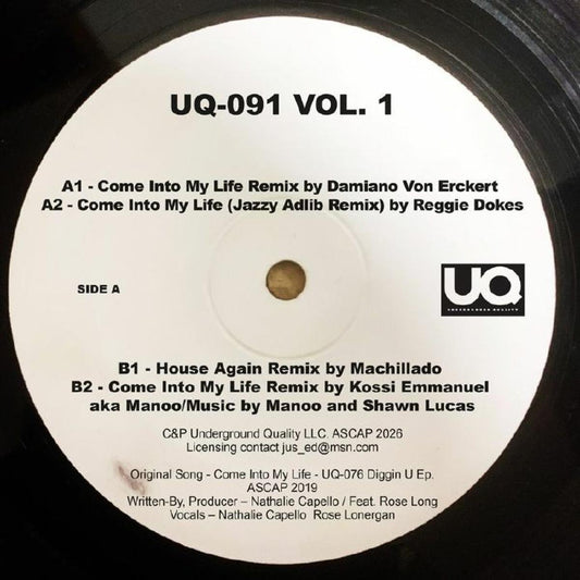 Nathalie Capello / Rose Lonergan - (PRESALE 10/30/26) Come Into My Life Remix Vol 1 (VINYL 12" Underground Quality) | NEW - DEEP HOUSE *NEW*