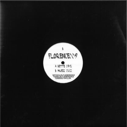 Unknown Artist - Bette / Music (VINYL 12" Florence FLORENCE009) | NEW Mint (M) Mint (M) - DEEP HOUSE *NEW*