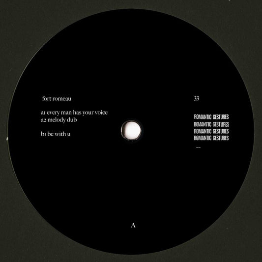 Fort Romeau - (PRESALE 10/9/26) Be With U (VINYL 12" Romantic Gestures) | NEW - DEEP HOUSE *NEW*