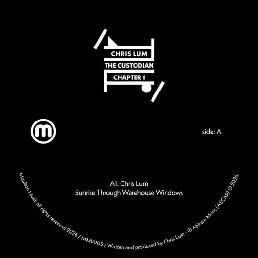 Chris Lum - (PRESALE TBD) The Custodian Chapter 1 (VINYL 12" Moulton Music) | NEW - DEEP HOUSE *NEW*
