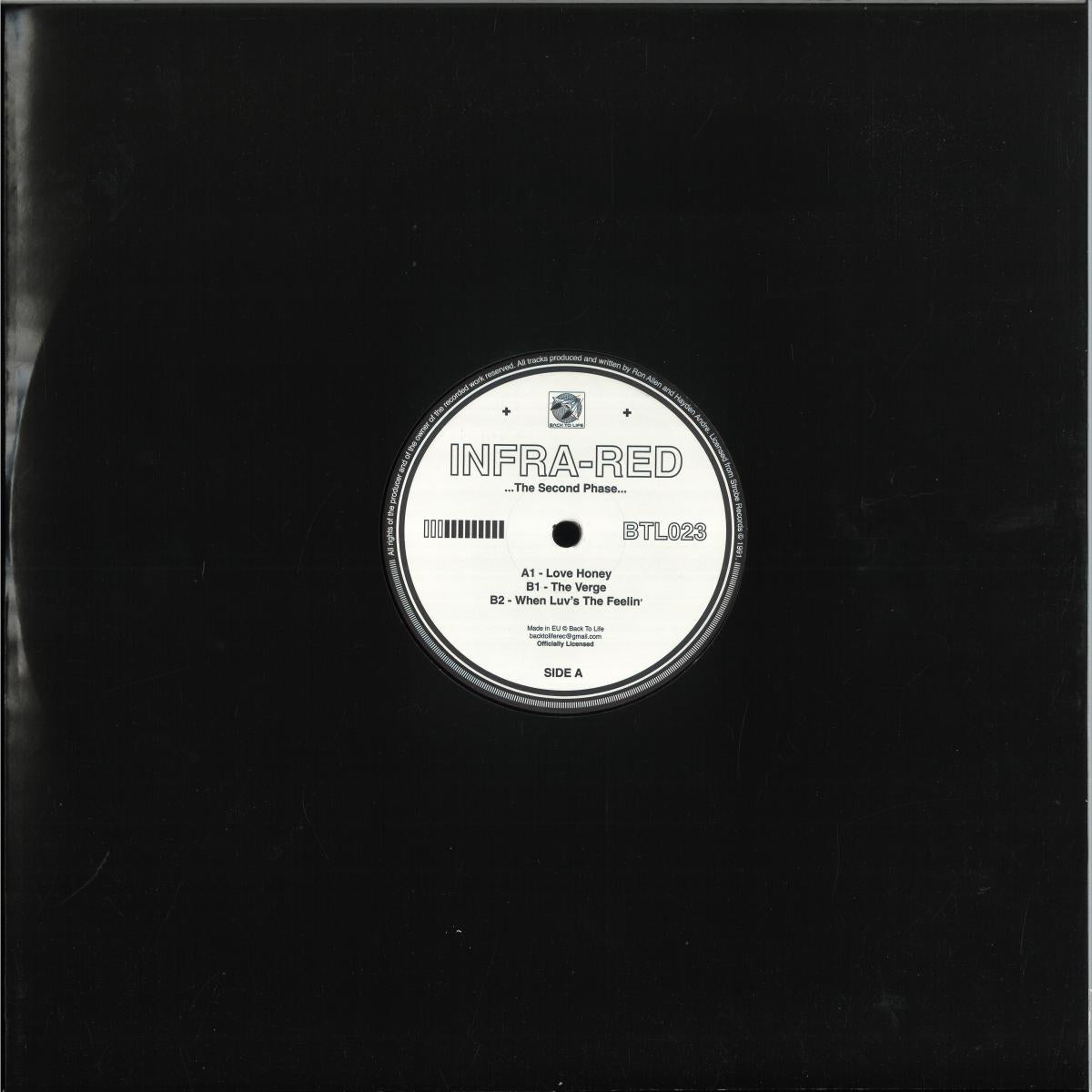 Infra-Red - ...The Second Phase... (VINYL 12" Back To Life BTL023) | NEW - DEEP HOUSE *NEW*