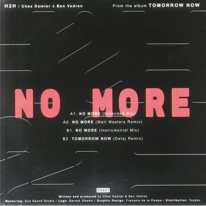 No More EP (VINYL) | - DEEP HOUSE *NEW*
