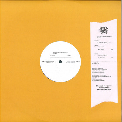 Patrice Scott / EDB & Gary Superfly - Yellow Jackets Vol. 3 (VINYL 12" Yellow Jackets) | NEW - DEEP HOUSE *NEW*
