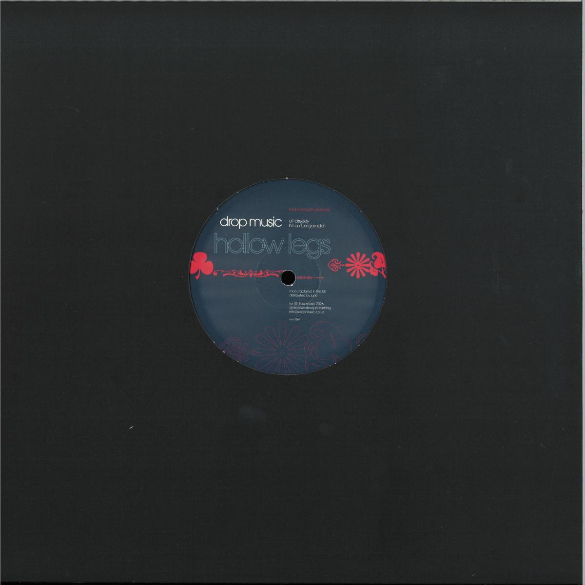 Inland Knights - Hollow Legs (VINYL 12" Drop Music) | NEW - DEEP HOUSE *NEW*