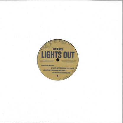 Jan Kincl - Lights Out (VINYL 12" Cycle) | NEW - DEEP HOUSE *NEW*