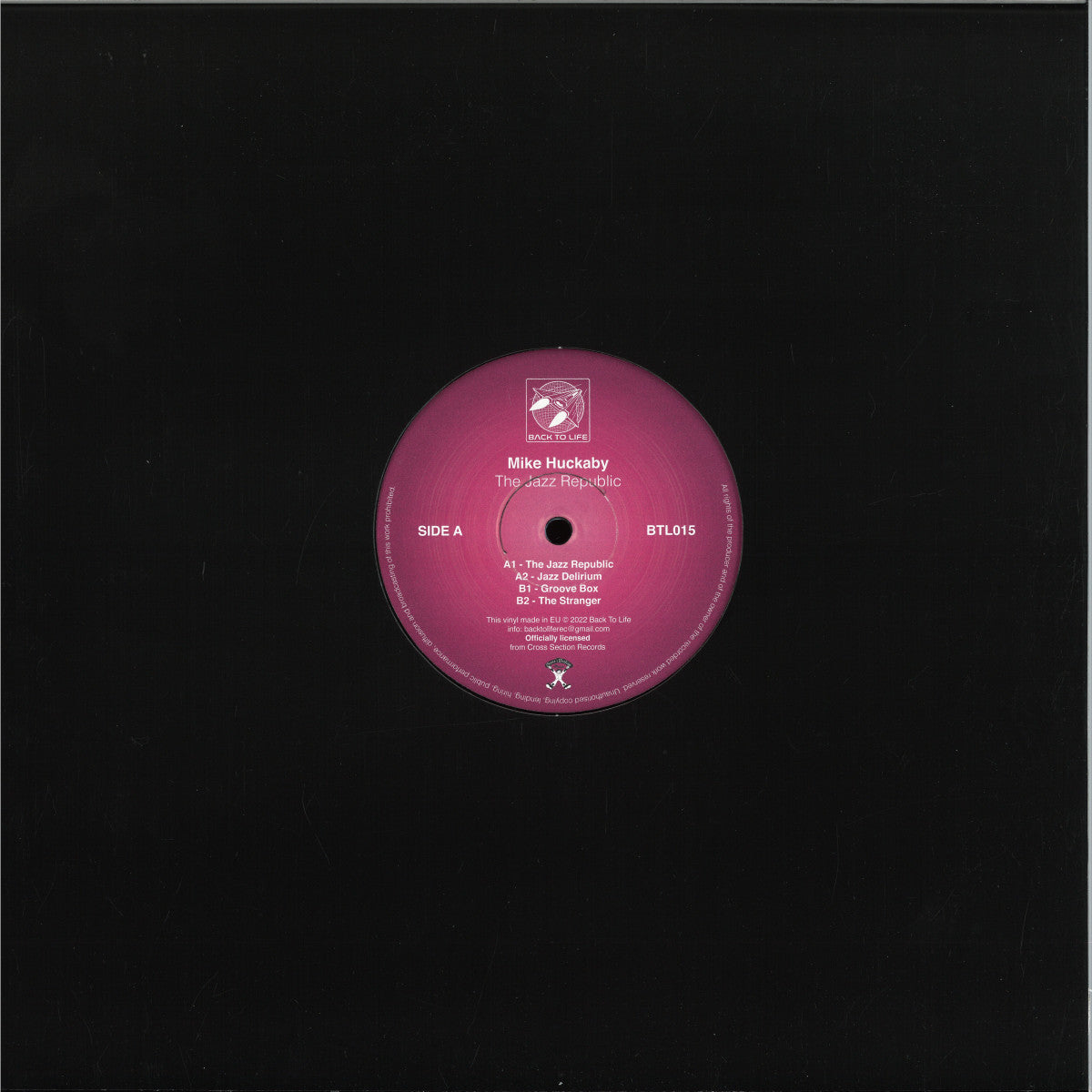 Mike Huckaby - The Jazz Republic (VINYL 12" Back To Life) | NEW Mint (M) Mint (M) - DEEP HOUSE *NEW*