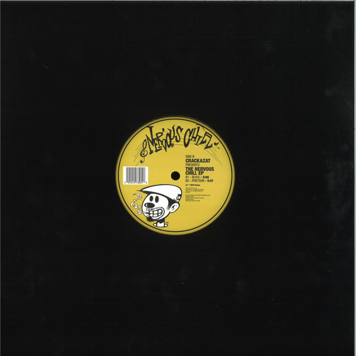 Crackazat - (PRESALE 10/6/26) The Nervous Chill (VINYL 12" Nervous Chill) | NEW - DEEP HOUSE *NEW*