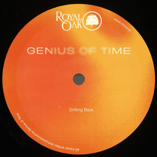 Genius of Time - (PRESALE 11/30/26) Drifting Back (VINYL 12" Clone Royal Oak) | NEW - DEEP HOUSE *NEW*