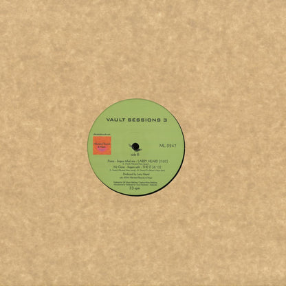 Larry Heard - Vault Sessions 3 (VINYL 12" Alleviated) | NEW - DEEP HOUSE *NEW*