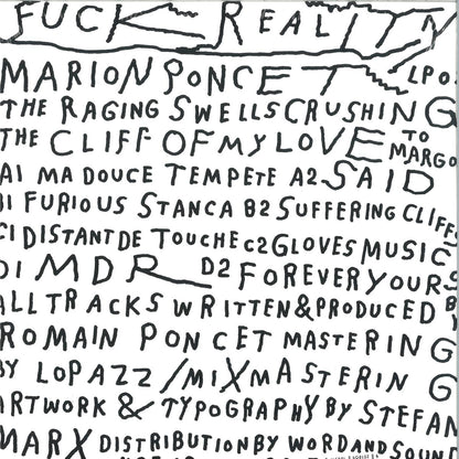 Marion Poncet - The Raging Swells Crushing The Cliff Of My Love (VINYL 2xLP Fuck Reality) | NEW - DEEP HOUSE *NEW*