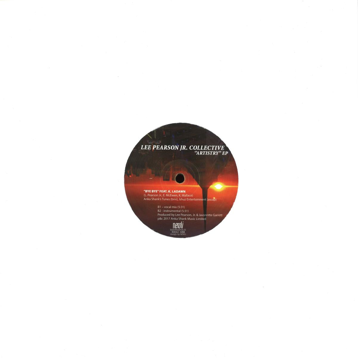 Lee Pearson Jr. Collective - Artistry (VINYL 12" Neroli) | NEW - DEEP HOUSE *NEW*