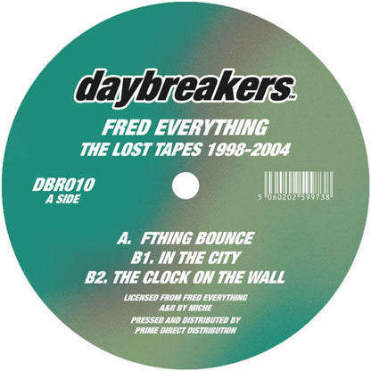 Fred Everything - (PRESALE 08/07/26) The Lost Tapes 1998-2004 (VINYL 12" Daybreakers DBR010) | NEW - DEEP HOUSE *NEW*