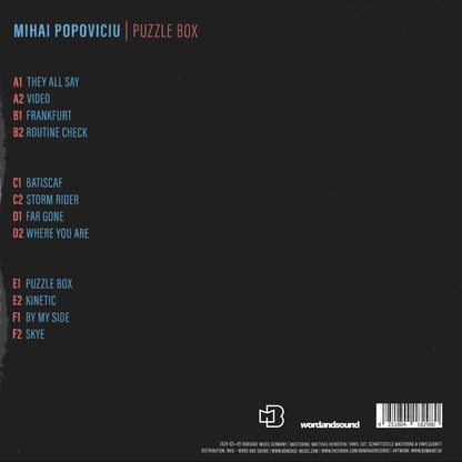 Mihai Popoviciu - (PRESALE 10/8/26) Puzzle Box [2026 Repress] (BLUE VINYL 3xLP Bondage) | NEW - DEEP HOUSE *NEW*