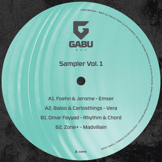 Various - (PRESALE TBD) Sampler Vol. 1 (VINYL 12" Gabu GABUWAX04) | NEW - DEEP HOUSE *NEW*