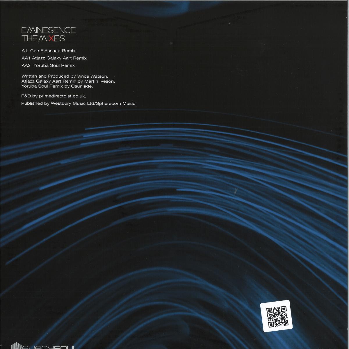 Vince Watson - Eminesence - The Mixes (VINYL 12" Everysoul Audio ESOL027) | NEW - DEEP HOUSE *NEW*