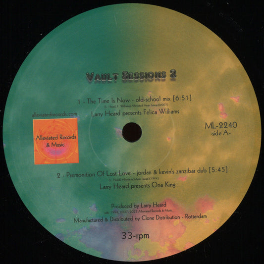 Larry Heard - Vault Sessions 2 (VINYL 12" Alleviated) | NEW Mint (M) Generic - DEEP HOUSE *NEW*