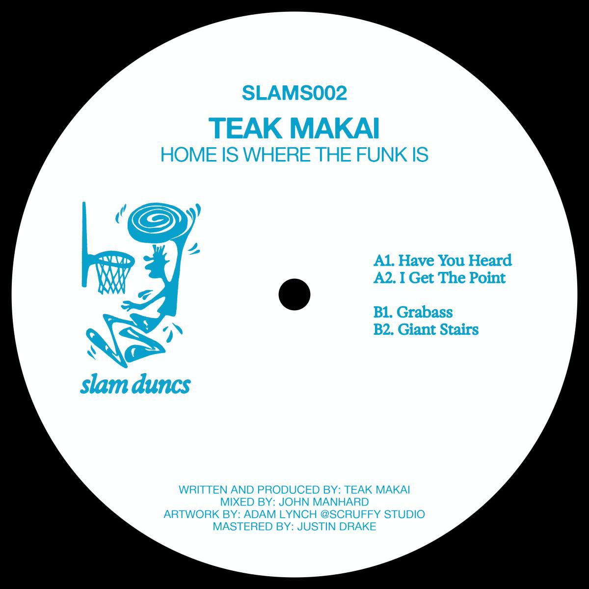 Teak Makei - (PRESALE 6/30/26) Home Is Where The Funk Is (VINYL) | Mint (M) Mint (M) - DEEP HOUSE *NEW*