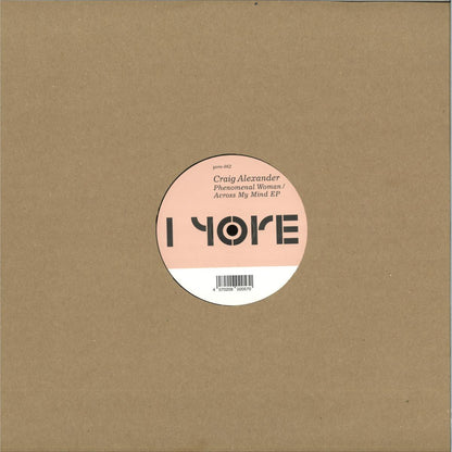 Craig Alexander - Phenomenal Woman / Across My Mind (VINYL 12" Yore) | NEW - DEEP HOUSE *NEW*