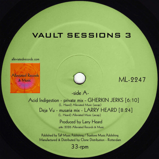 Vault Sessions 3 (VINYL 12") | - DEEP HOUSE *NEW*