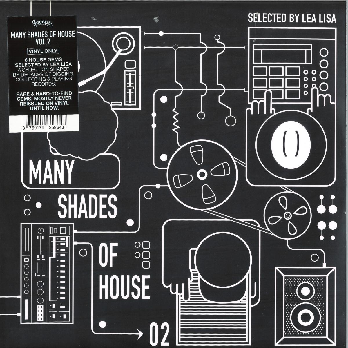 Various - Many Shades Of House Vol.2 (VINYL 2x12" Favorite) | NEW - DEEP HOUSE *NEW*