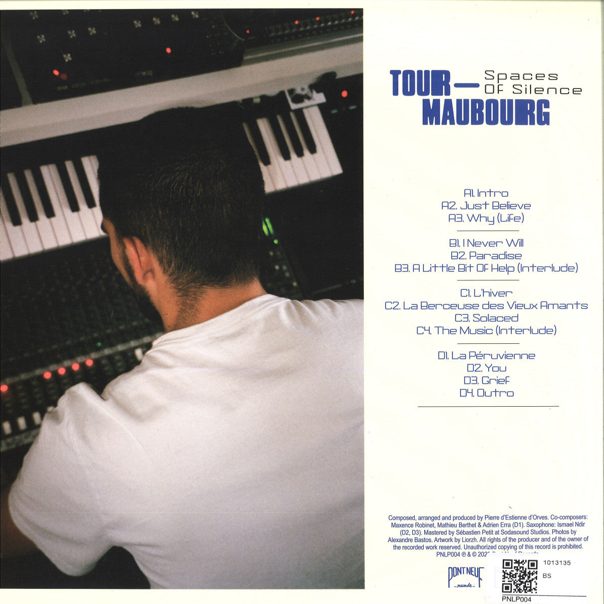 Tour-Maubourg - (PRESALE 09/04/26) Spaces Of Silence (VINYL 2xLP Pont Neuf) | NEW - DEEP HOUSE *NEW*