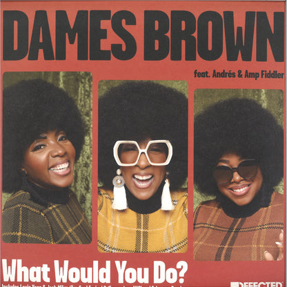 Dames Brown feat. Andrés & Amp Fiddler - What Would You Do? (VINYL 12" Defected) | NEW - DEEP HOUSE *NEW*