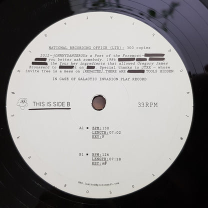 Classified Dance Test 212 (VINYL) | Mint (M) Generic - DEEP HOUSE *NEW*
