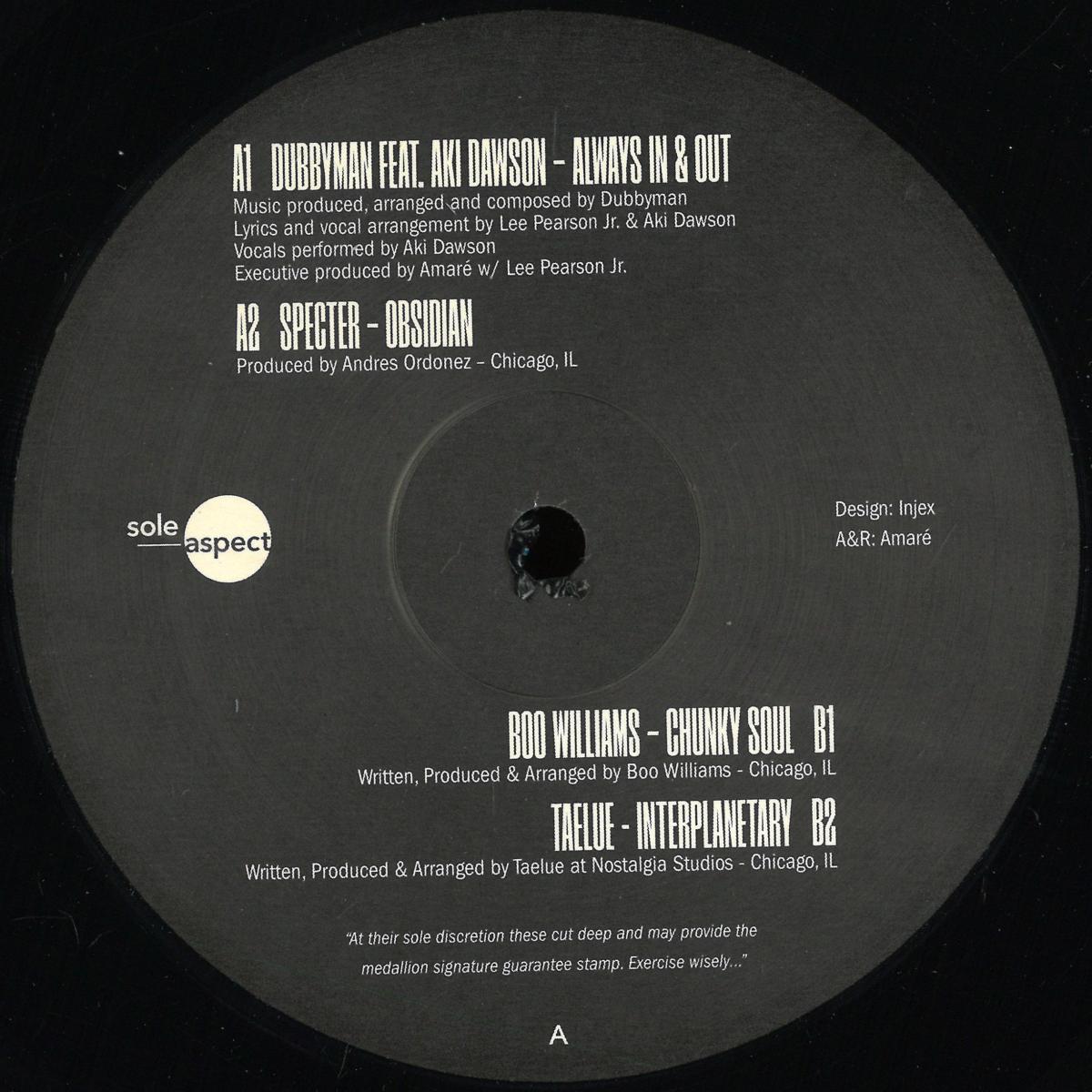 Various - Sole Discretion EP Part 2 (VINYL 12" Sole Aspect) | NEW - DEEP HOUSE *NEW*