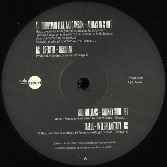 Various - Sole Discretion EP Part 2 (VINYL 12" Sole Aspect) | NEW - DEEP HOUSE *NEW*