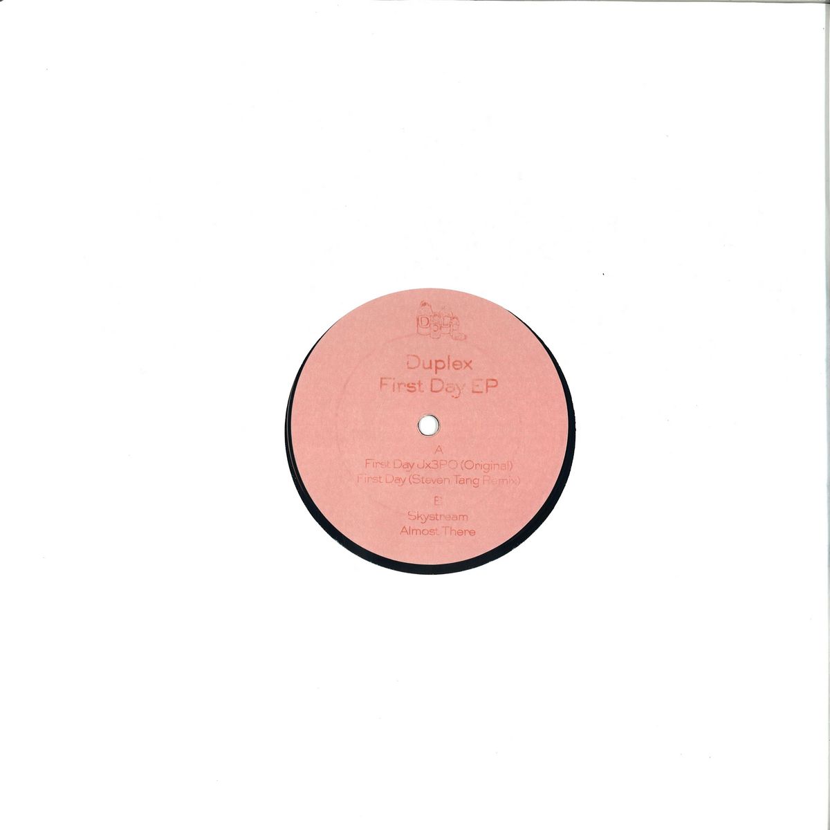 Duplex - (PRESALE 10/9/26) First Day (VINYL 12" Dolly) | NEW - DEEP HOUSE *NEW*