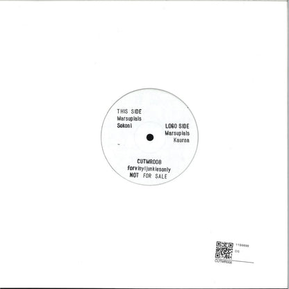 Marsupials - Sokoni / Kaurna (VINYL 12" CUT MY RECORDS CUTMR008) | NEW Mint (M) Mint (M) - DEEP HOUSE *NEW*