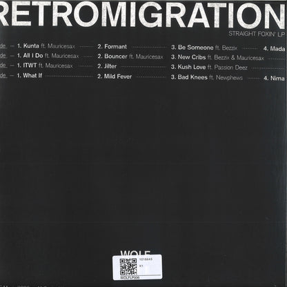 Retromigration - Straight Foxin' (VINYL 2xLP WOLF MUSIC) | NEW - DEEP HOUSE *NEW*