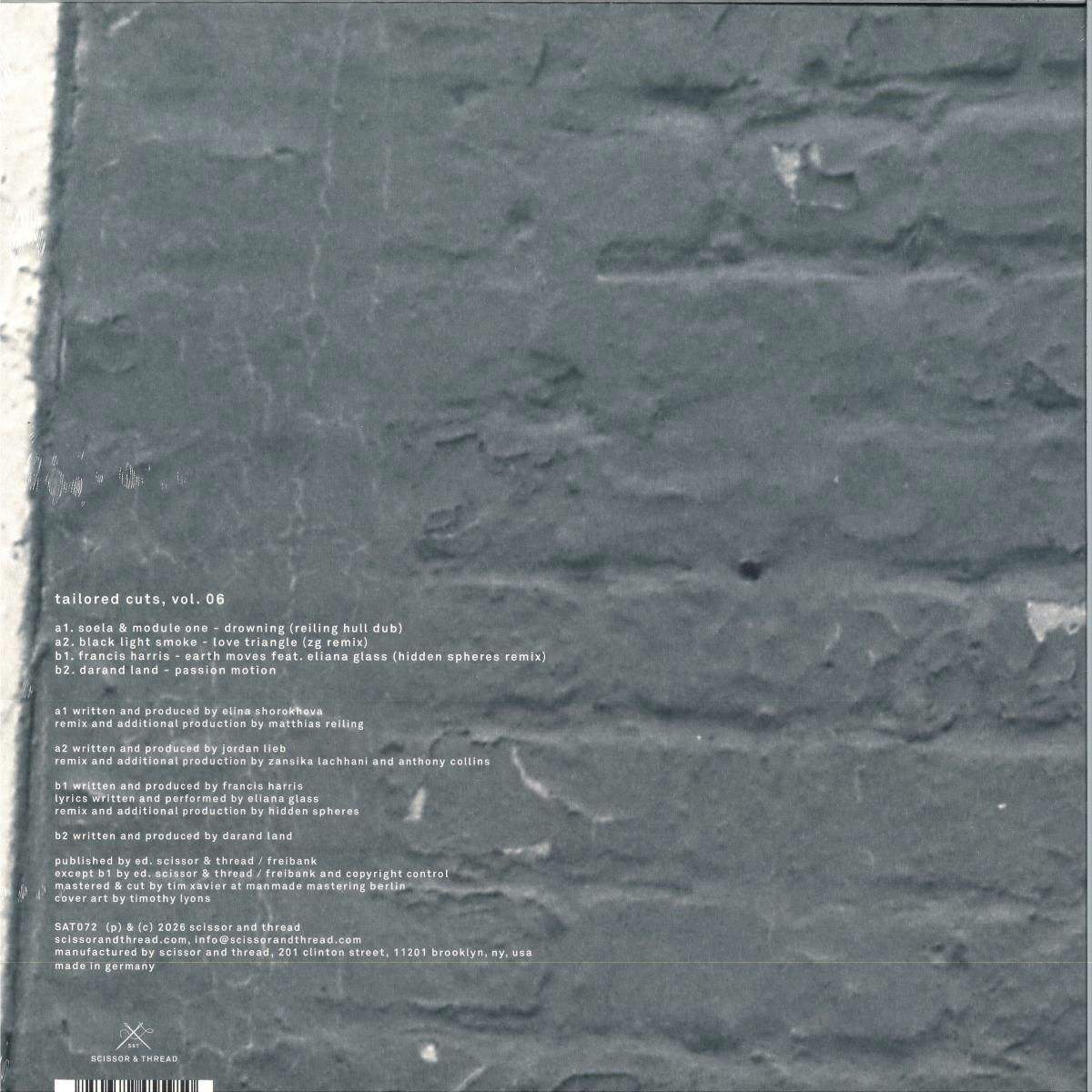 Various - Tailored Cuts, Vol. 06 (VINYL) | Mint (M) Mint (M) - DEEP HOUSE *NEW*