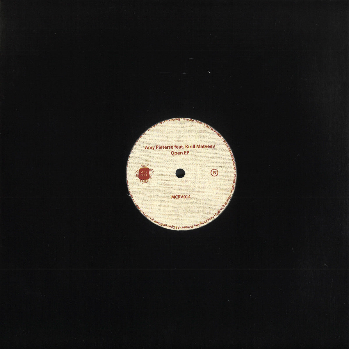 Amy Pieterse feat. Kirill Matveev - Open (VINYL 12" MixCult) | NEW - DEEP HOUSE *NEW*
