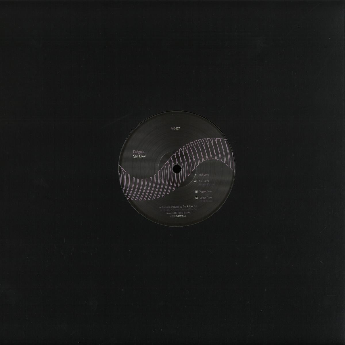 Eliogold - Still Love (VINYL 12" Rhizome RHZ007) | NEW Mint (M) Mint (M) - DEEP HOUSE *NEW*