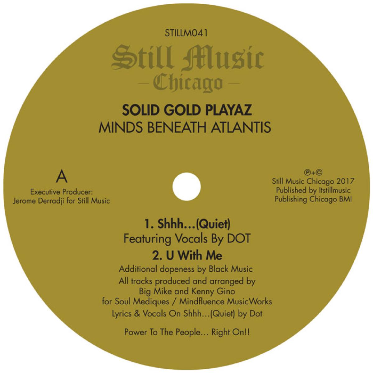 Solid Gold Playaz - (PRESALE 09/25/26) Minds Beneath Atlantis E.P (VINYL 12" Still Music STILLM041 2026) | NEW - DEEP HOUSE *NEW*