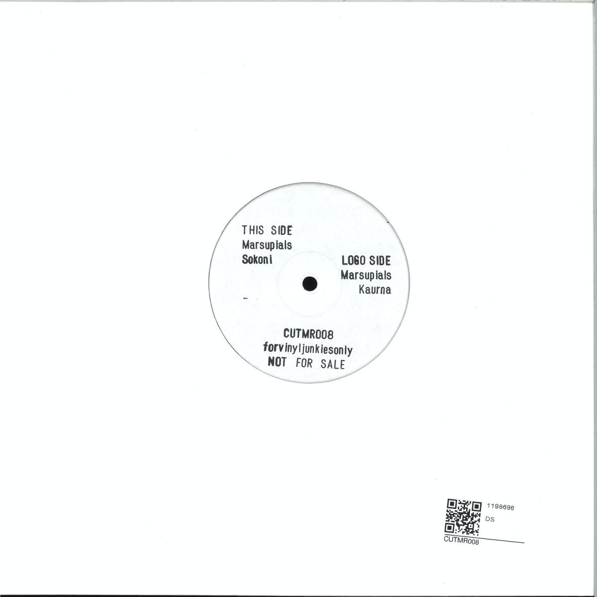 Marsupials - (PRESALE) Sokoni / Kaurna (VINYL) | Mint (M) Mint (M) - DEEP HOUSE *NEW*
