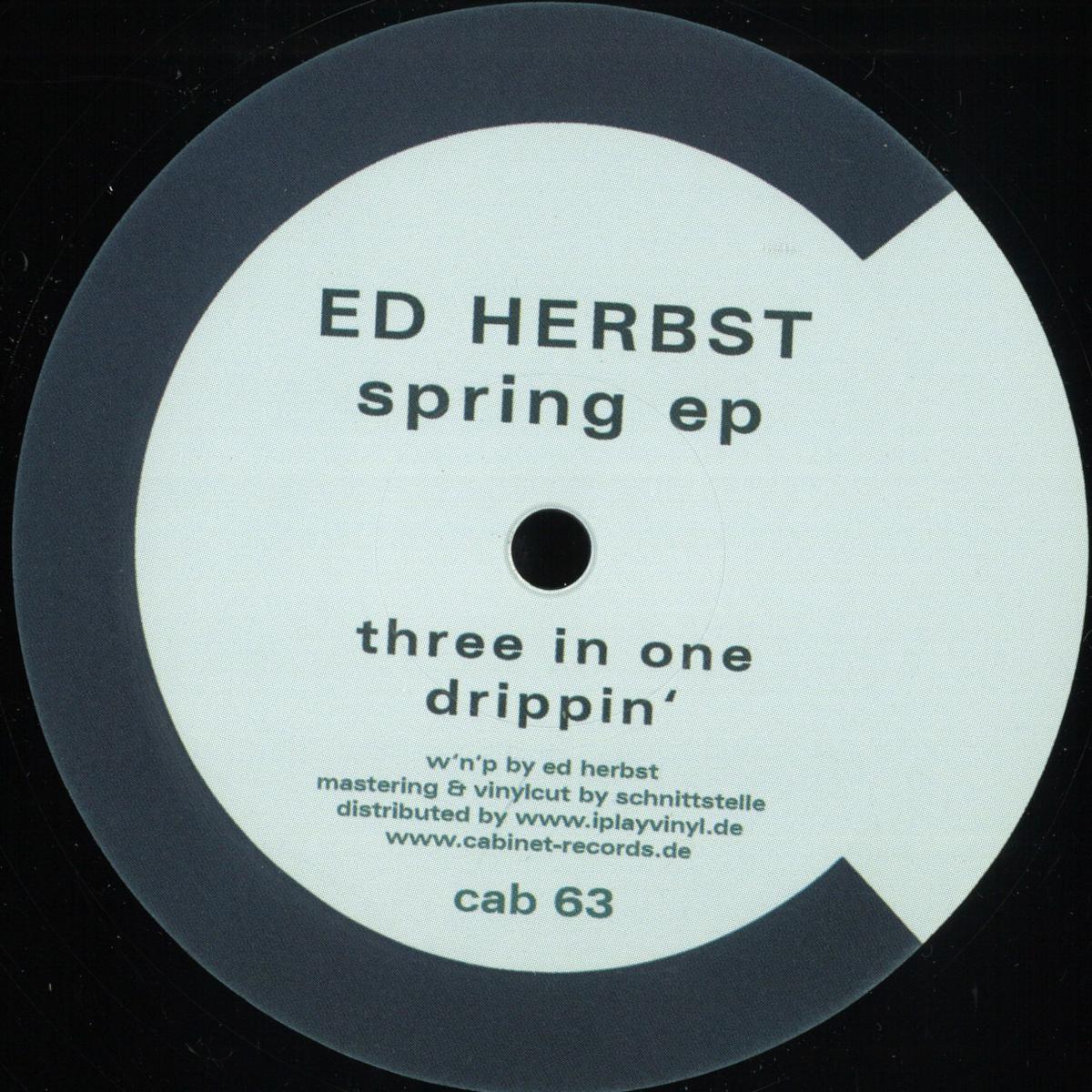 Ed Herbst - Spring (VINYL 12" Cabinet) | NEW - DEEP HOUSE *NEW*