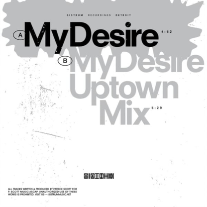 Patrice Scott - (PRESALE) My Desire (VINYL) | Mint (M) Mint (M) - DEEP HOUSE *NEW*
