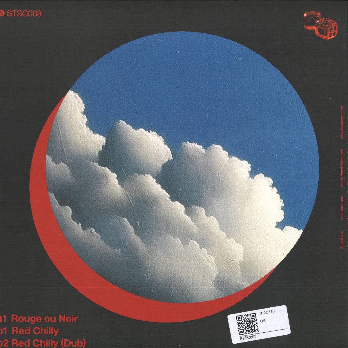 Dan Ghenacia - Rouge ou Noir (VINYL 12" Stratasonic) | NEW - DEEP HOUSE *NEW*