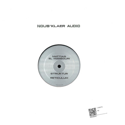 Mattias El Mansouri - Disintegration (VINYL 12" Nous klaer Audio) | NEW - DEEP HOUSE *NEW*