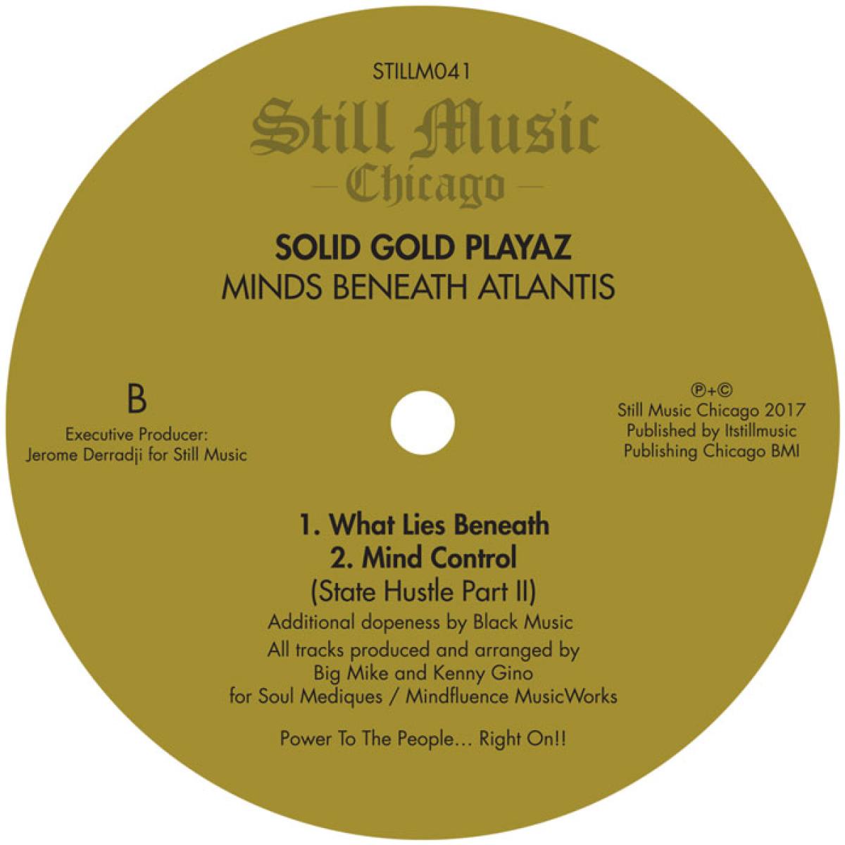 Solid Gold Playaz - (PRESALE 09/25/26) Minds Beneath Atlantis E.P (VINYL 12" Still Music STILLM041 2026) | NEW - DEEP HOUSE *NEW*