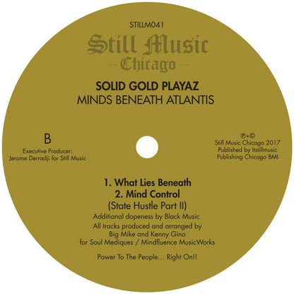 Solid Gold Playaz - (PRESALE 09/25/26) Minds Beneath Atlantis E.P (VINYL 12" Still Music STILLM041 2026) | NEW - DEEP HOUSE *NEW*