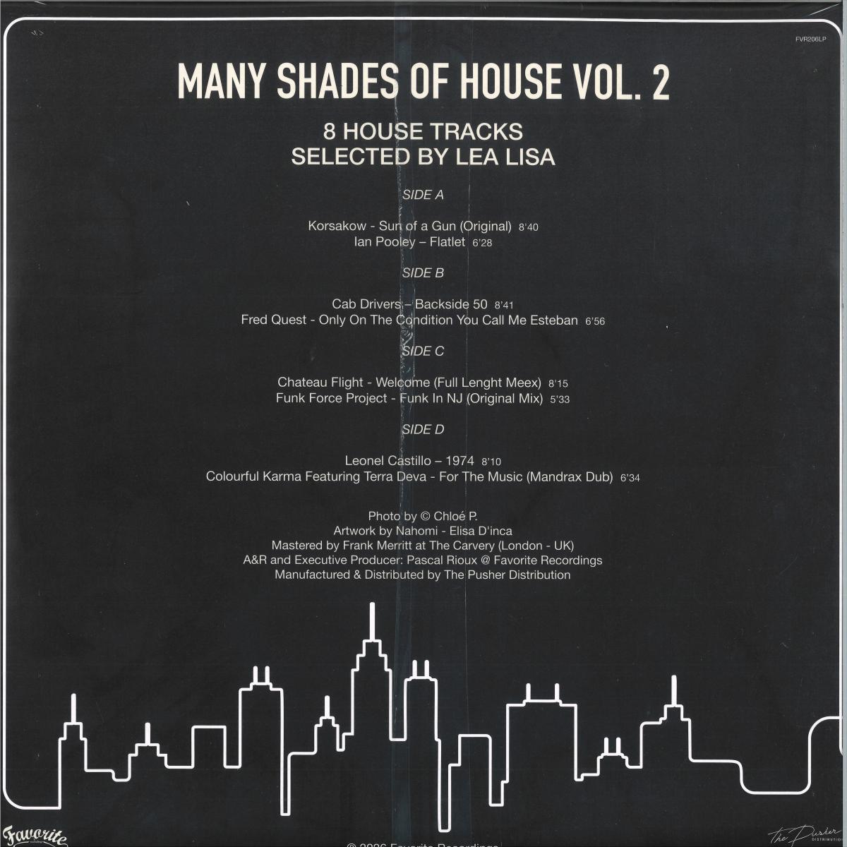 Various - Many Shades Of House Vol.2 (VINYL 2x12" Favorite) | NEW - DEEP HOUSE *NEW*