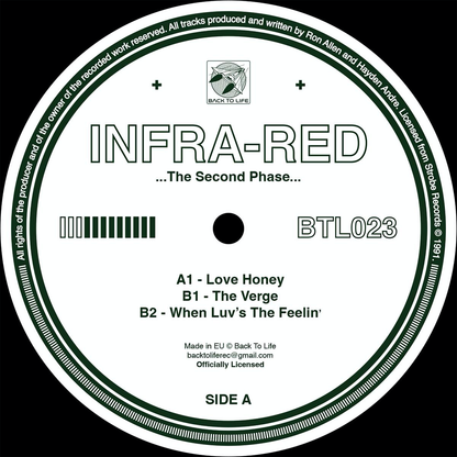 Infra-Red - (PRESALE 6/26/26) ...The Second Phase... (VINYL) | Mint Mint - DEEP HOUSE *NEW*