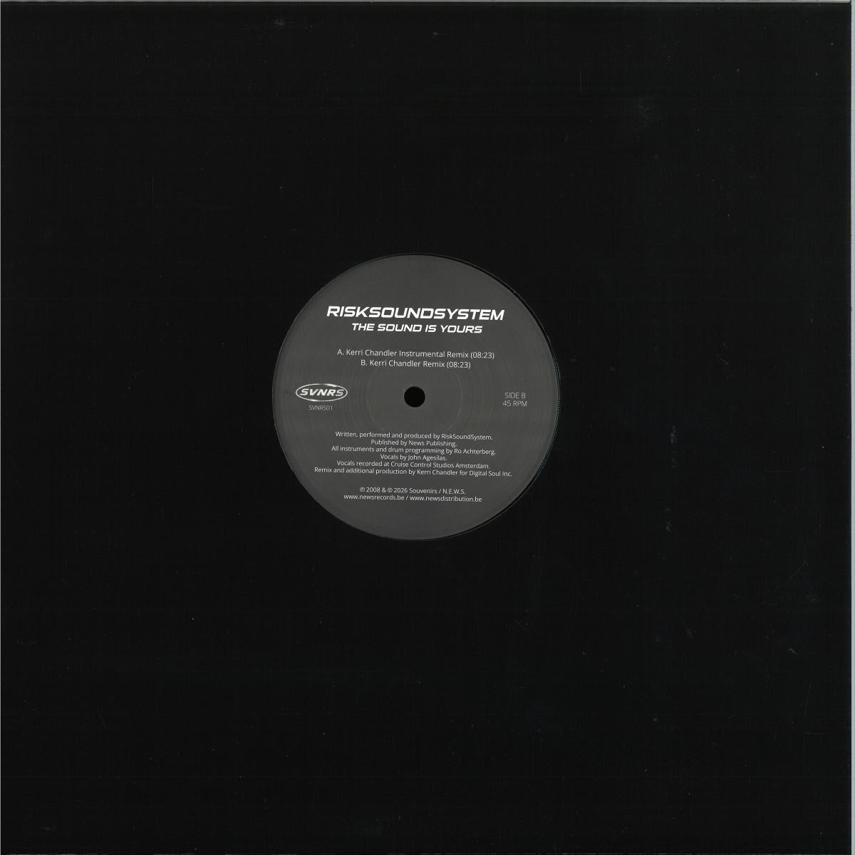 RiskSoundSystem - The Sound Is Yours (Kerri Chandler Remix) (VINYL 12" Souvenirs) | NEW - DEEP HOUSE *NEW*