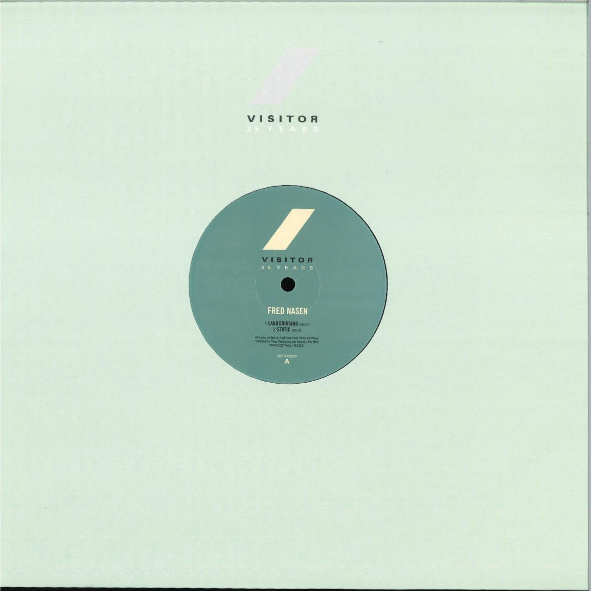 Fred Nasen - 25 Years Visitor (Part 1) (VINYL 12" Visitor) | NEW - DEEP HOUSE *NEW*